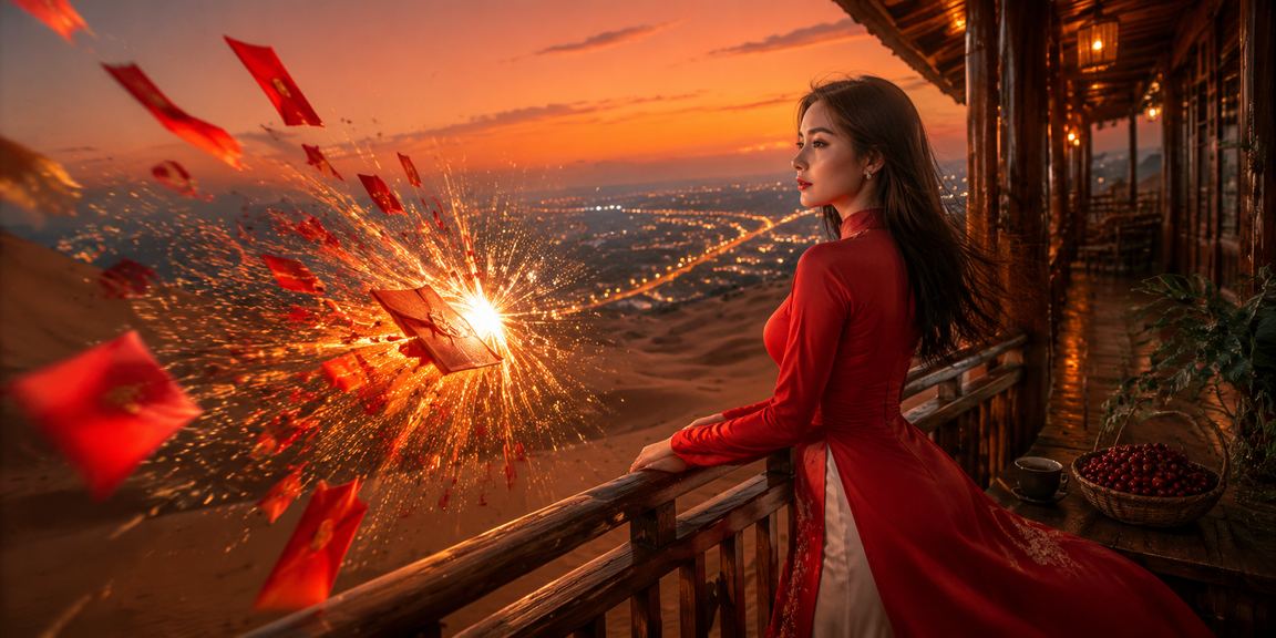 Người dùng truy cập ưu đãi cs6 tại bãi biển Mũi Né qua điện thoại